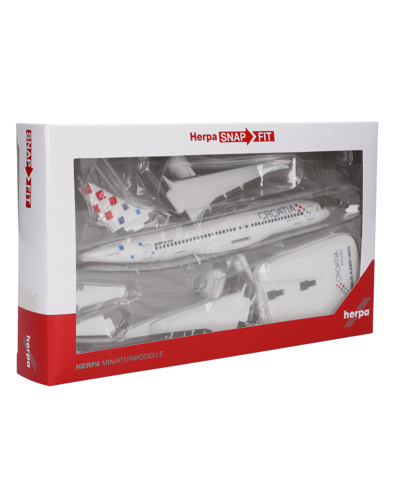 Herpa - Croatia Airlines "Zagreb" - Airbus A220-300 - 1:200 мащаб